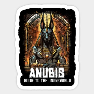 Anubis Ancient Egyptian GOD Guide to the Underworld Sticker